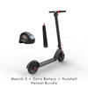 Mearth S 2024 E-Scooter+ Extra Battery + Nutshell Helmet | Electric Scooter Bundle