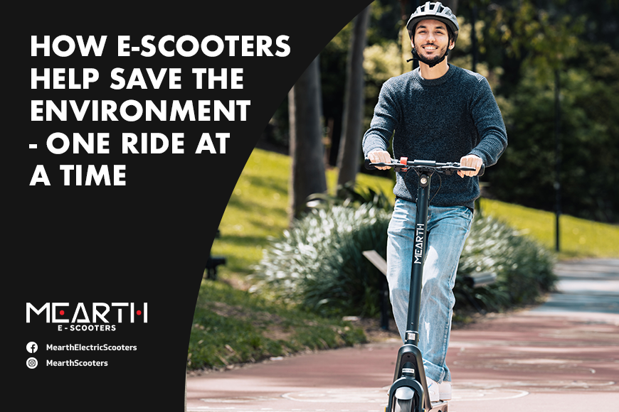 How EScooters can help save the environment, one ride at a time