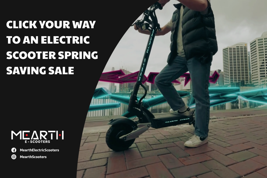 Click Your Way to an Electric Scooter Spring Saving Sale Mearth