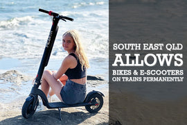 South East QLD Allows Bikes and E-scooters on Trains Permanently