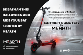 Be Batman this Halloween and Ride Your Bat Scooter by Mearth