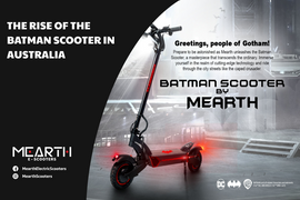 Rise of the Batman Scooter in Australia: Mearth's Tribute to the Iconic Dark Knight